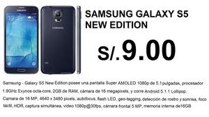 NEW EDITION GALAXY S5 16GB SAMSUNG G90 S/. 9 Plan CLARO MAX