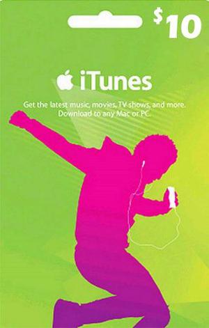 Tarjeta Itunes $10 Ipod Iphone Ipad Gift Card