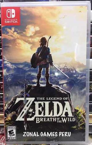 Zelda Breath Of The Wild Switch Disponible Envios -delivery