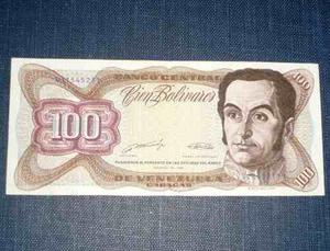 Billete Raro 100 Cien Bolívares  Venezuela Simón