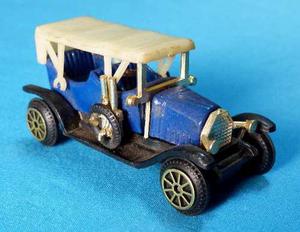 Carrito Carro En Miniatura Modelo Antiguo Hong Kong Azul
