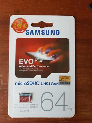 Memoria Samsung 64 Gb 80mb/segundo Veloc
