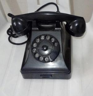 Teléfono Antiguo Negro Vintage