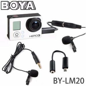 Micrófono Boya By-lm20 Para Gopro Y Videocamara
