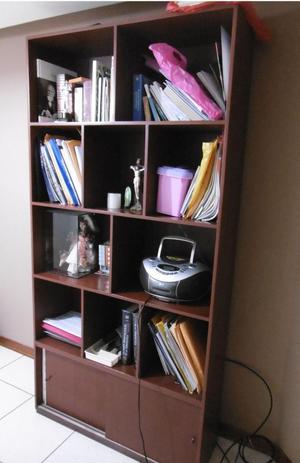 Mueble / estante / librero / archivador de madera con