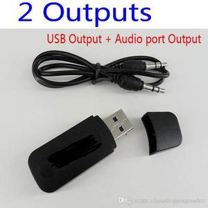 Receptor Bluetooth Usb Aux Para Auto Radio Equipo De Sonido