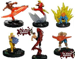 6 Figuras En Miniatura Street Fighter Dee Jay, Sagat, Ken Fe