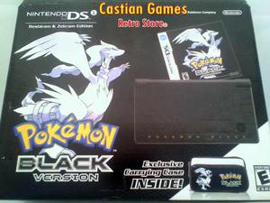 Nintendo Dsi Pokemon Black Negra Version Completa En Caja
