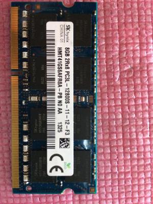 Memoria RAM SODIMM de 8 GB DDR3 a 50 soles