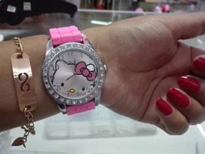 Reloj Hello Kitty- Correa De Goma