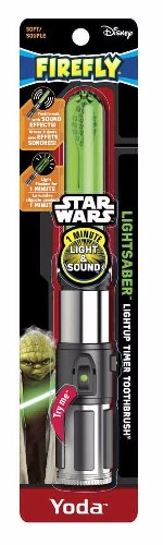 Cepillo De Dientes Con Luz Y Sonido Yoda Star Wars