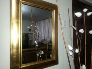 Espejo Decorativo Dorado 59cm X 79cm