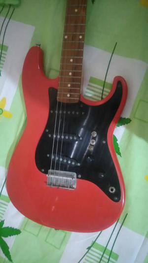 Guitarra Electrica Color Rojo con Negro