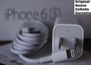 Cable usb datos Lightning y Cubo cargador iPhone 5 5s 5c 6