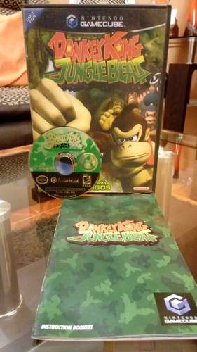 Gamecube Donkey Kong Jungle Beat Portada Re-impresa 