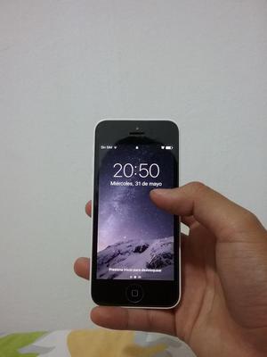 IPhone 5c de 16 gb color blanco DETALLE