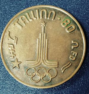 Medalla Tallinn.80 Olimpiadas