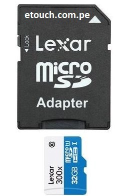 Memoria Lexar 32gb Micro Sd 300x 45mb/s Class10 Original 4k
