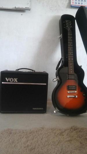 Vendo Guitarra Epiphone y Equipo VOX VT40 Valvetronix