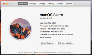 Mac Mini 8 GB RAM 750 GB Disco Repotenciada