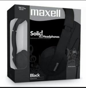 Nuevo Sellado Audifonos Maxell Solid2