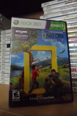 Kinect Nat Geo Tv - Nuevo Y Sellado - Xbox 360