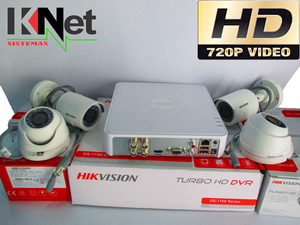 Kit Completo 4 Camaras Hikvision Hd 1tb Cctv Dvr Accesorios