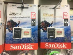 Memorias Sandisk micro sd 32gb Extreme Clase 10