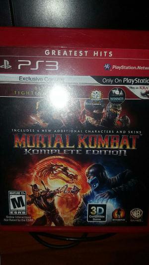Mortal Kombat Komplete Edition Y Otros