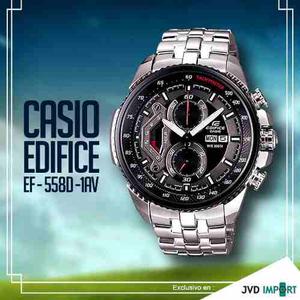 Reloj Casio Edifice Ef-558d-1av - 100% Original