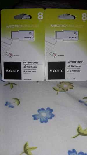 Vendo Usb Sony de 8 Gb 15 Unidades