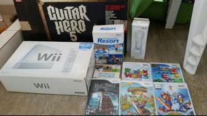 Vendo Wii Original  Juegos Orig.+ Accesor.(guitarra)
