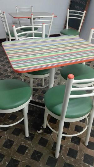sillas y mesas para restaurante
