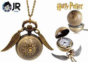 Harry Potter Reloj D Bolsillo Snitch Relieve Jrstore Lince *