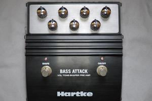 Pedal Para Bajo HARTKE VXL Preamplificador Bass Attack con