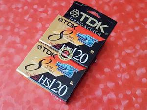 Video Cassette 8mm Tdk Hs120 Sonido Color Videocamara Nuevo