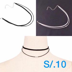 Collares, aretes, chokers