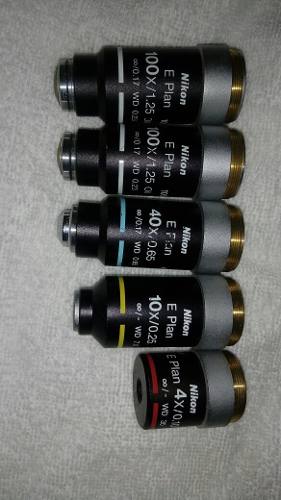 Objetivos De Microscopio Nikon Eclipse E200