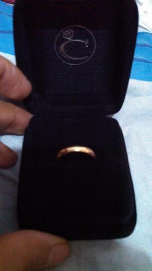 Oferta!!! Venta de anillo de oro 18k, media caña, 3g. talla