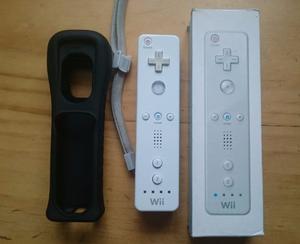 Mando Blanco De Wii + Silicona Original 100% Funcionando