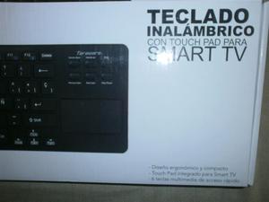 teclado inalámbrico y touch pad ideal para PC, smart tv