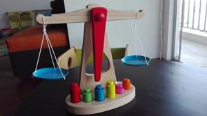 Balanza Montessori Juego Didáctico
