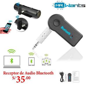 Receptor De Audio Bluetooth Auxiliar Jack 3.5mm