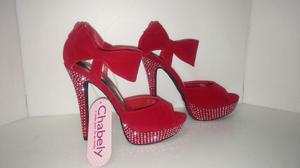 Ssoutlet Zapatos Chabely Lazo Rojo