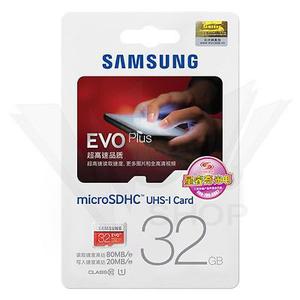 Tarjeta De Memoria Samsung Evo Plus 32 Gb Clase 10