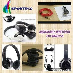 Auriculares Bluetooth P47 Wireless Plegables Extensibles