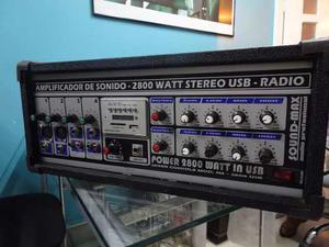 Remate!! Amplificador Sound Max Profesional watts