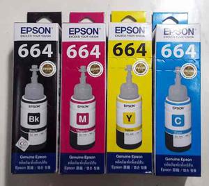 Tinta Epson T664 Todos Los Colores Nuevos Y Sellados