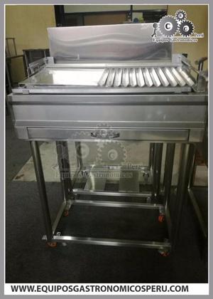 parrillas en stock de acero inox con tapa y sin tapa