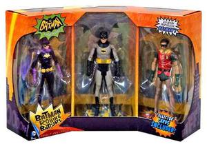 Batman, Robin Y Batgirl Classic Tv Series Figura Mattel